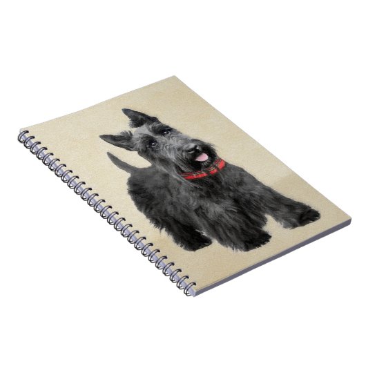 Schildpadschilders - Kute Original Dog Art Notitieboek (Rechterzijde)