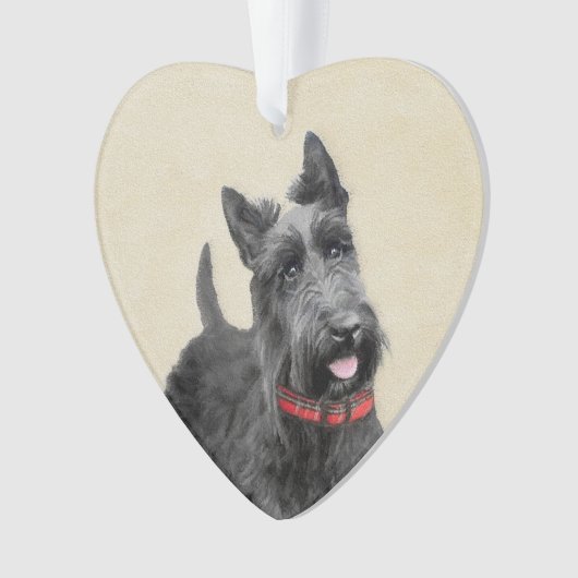 Schildpadschilders - Kute Original Dog Art Ornament (voorkant)