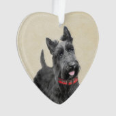 Schildpadschilders - Kute Original Dog Art Ornament (voorkant)