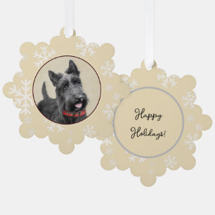 Schildpadschilders - Kute Original Dog Art Ornament Kaart
