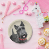 Schildpadschilders - Kute Original Dog Art Papieren Bordje (Feest)