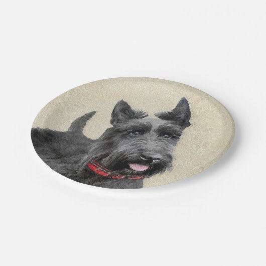 Schildpadschilders - Kute Original Dog Art Papieren Bordje (Gekanteld)