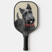 Schildpadschilders - Kute Original Dog Art Pickleball Paddle (Achterkant)