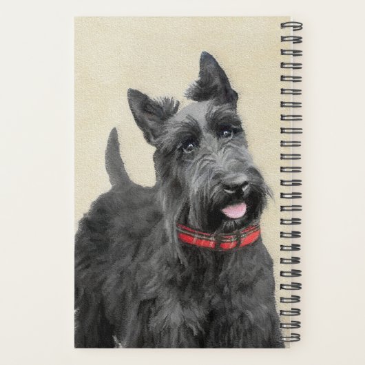 Schildpadschilders - Kute Original Dog Art Planner (Achterkant)