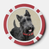 Schildpadschilders - Kute Original Dog Art Poker Chips (Achterkant)