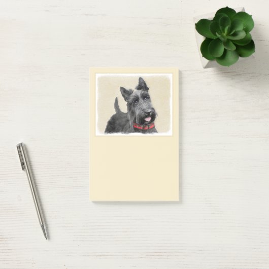 Schildpadschilders - Kute Original Dog Art Post-it® Notes (Kantoor)