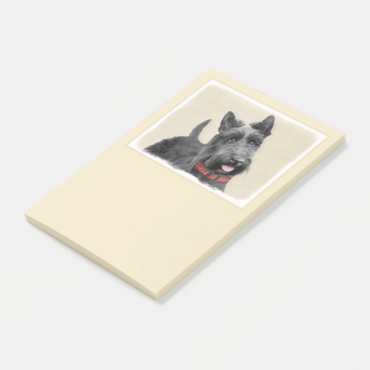 Schildpadschilders - Kute Original Dog Art Post-it® Notes (Schuin)