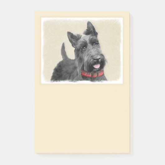 Schildpadschilders - Kute Original Dog Art Post-it® Notes (Voorkant)