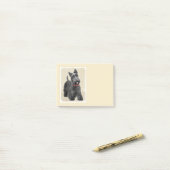 Schildpadschilders - Kute Original Dog Art Post-it® Notes (Op bureau)
