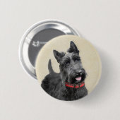 Schildpadschilders - Kute Original Dog Art Ronde Button 5,7 Cm (Voorkant /achterkant)