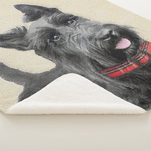 Schildpadschilders - Kute Original Dog Art Sherpa Deken (3/4)