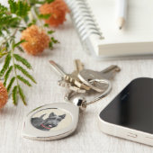 Schildpadschilders - Kute Original Dog Art Sleutelhanger (Zijkant)