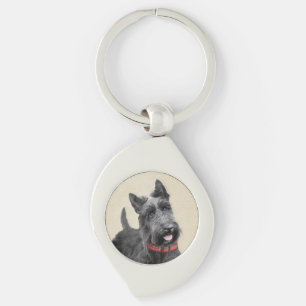 Schildpadschilders - Kute Original Dog Art Sleutelhanger