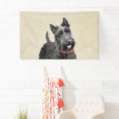 Schildpadschilders - Kute Original Dog Art Spandoek (Insitu)