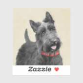 Schildpadschilders - Kute Original Dog Art Sticker (Vel)