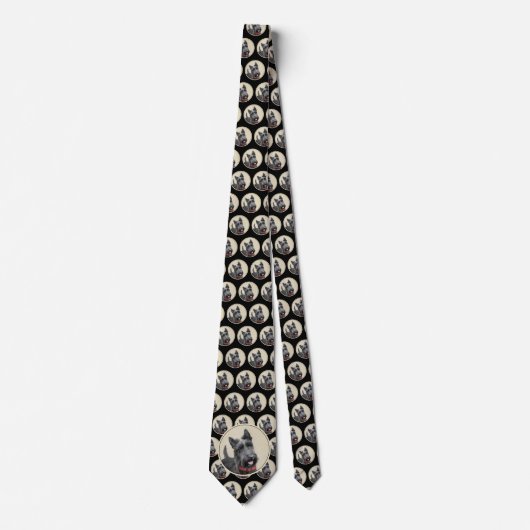 Schildpadschilders - Kute Original Dog Art Stropdas (Voorkant)