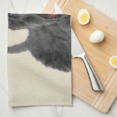 Schildpadschilders - Kute Original Dog Art Theedoek (Quarter Fold)