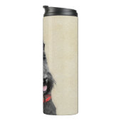 Schildpadschilders - Kute Original Dog Art Thermosbeker (Geroteerd rechts)