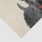 Schildpadschilders - Kute Original Dog Art Tissuepapier (Detail)
