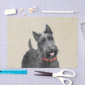 Schildpadschilders - Kute Original Dog Art Tissuepapier (Craft)