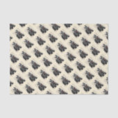 Schildpadschilders - Kute Original Dog Art Tissuepapier (Voorkant)