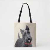 Schildpadschilders - Kute Original Dog Art Tote Bag (Voorkant)