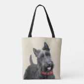 Schildpadschilders - Kute Original Dog Art Tote Bag (Achterkant)
