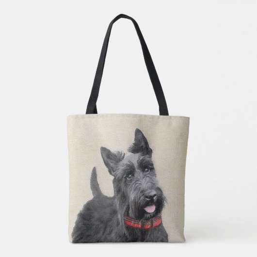 Schildpadschilders - Kute Original Dog Art Tote Bag (Achterkant)
