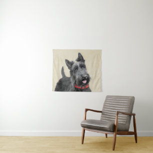 Schildpadschilders - Kute Original Dog Art Wandkleed