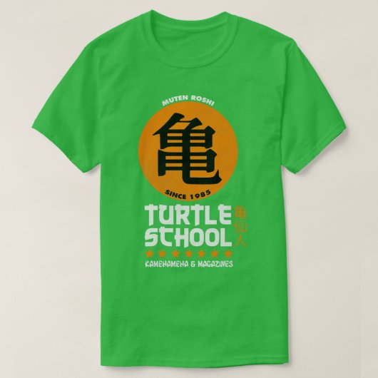 schildpadschool t-shirt (Design voorkant)