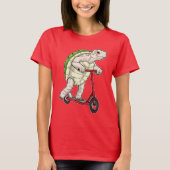 schildpadschopscooter t-shirt (Voorkant)