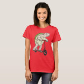 schildpadschopscooter t-shirt (Voorkant volledig)
