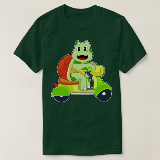 Schildpadscooter T-shirt (Design voorkant)
