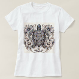 Schildpadstijl T-shirt