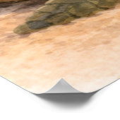 Schildpadstrand  poster (Hoek)