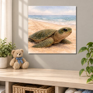 Schildpadstrand poster