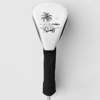 Schildpadstrand Zeepalm Turquoise Golfheadcover