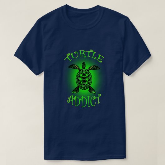 schildpadverslaafde t-shirt (Design voorkant)