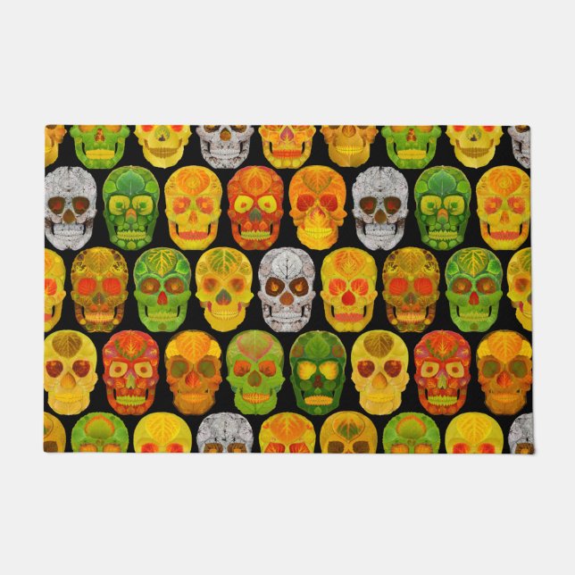 Schildpadvlies naadloos patroon 2018 deurmat (Voorkant)