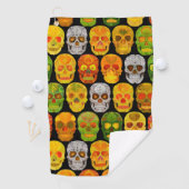 Schildpadvlies naadloos patroon 2018 golfhanddoek (Insitu)