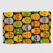 Schildpadvlies naadloos patroon 2018 golfhanddoek (Horizontaal)