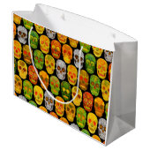 Schildpadvlies naadloos patroon 2018 groot cadeauzakje (Achterkant Gekanteld)