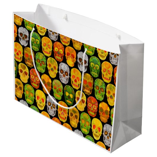 Schildpadvlies naadloos patroon 2018 groot cadeauzakje (Achterkant Gekanteld)