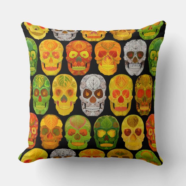 Schildpadvlies naadloos patroon 2018 kussen (Voorkant)