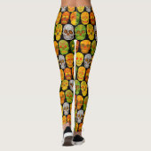 Schildpadvlies naadloos patroon 2018 leggings (Achterkant)