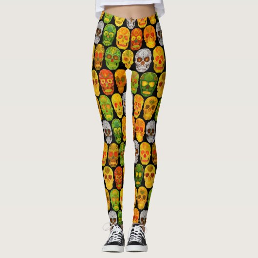 Schildpadvlies naadloos patroon 2018 leggings (Voorkant)