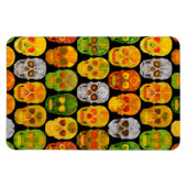 Schildpadvlies naadloos patroon 2018 magneet (Horizontaal)