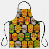 Schildpadvlies naadloos patroon 2018 schort (Voorkant)