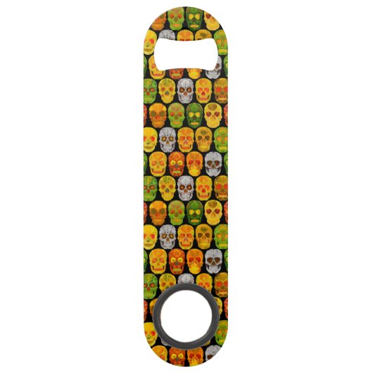 Schildpadvlies naadloos patroon 2018 speed flessenopener (Voorkant)