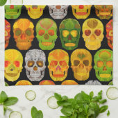 Schildpadvlies naadloos patroon 2018 theedoek (Gevouwen)